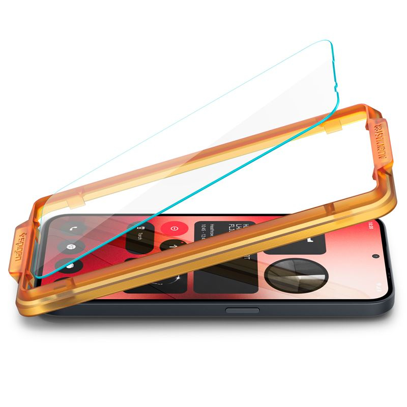 (2er Set) Nothing Phone (2a) AlignMaster Glas Tr Clear Panzer Glas Case Friendly   Montagerahmen (AGL07681)