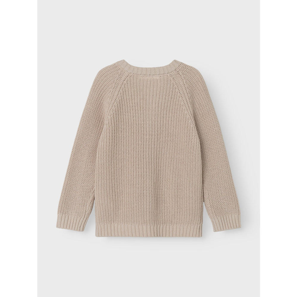 Køb Lil'Atelier Gray Morn Emlen Lin Strik Cardigan Noos