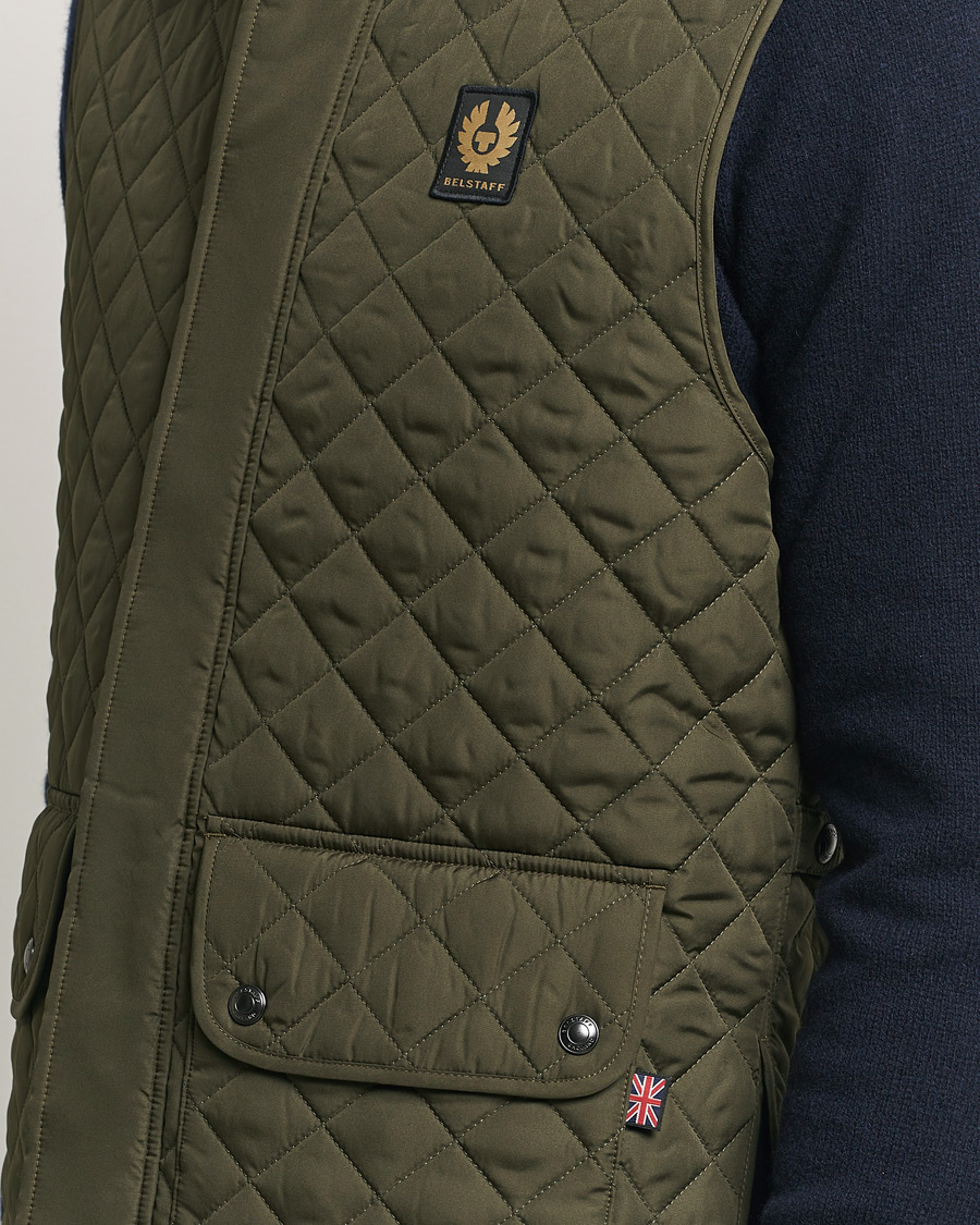 Belstaff Icon Gilet Faded Olive