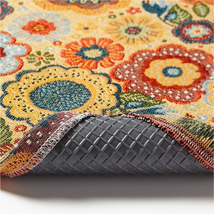 Tapis fleurs rustiques