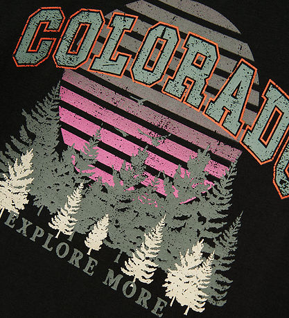 Name It Bluse - Colorado - NkfVix - Black m. Print