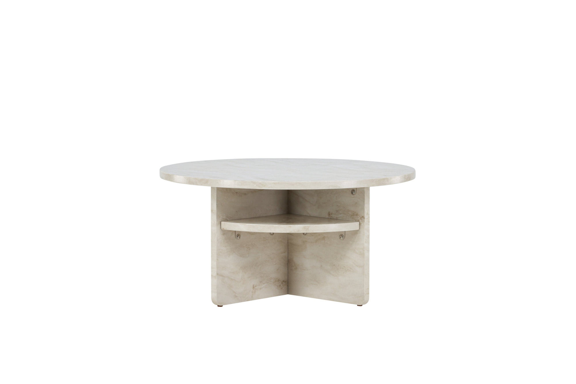 Kuopio Salontafel - ø85 cm - Marmer look