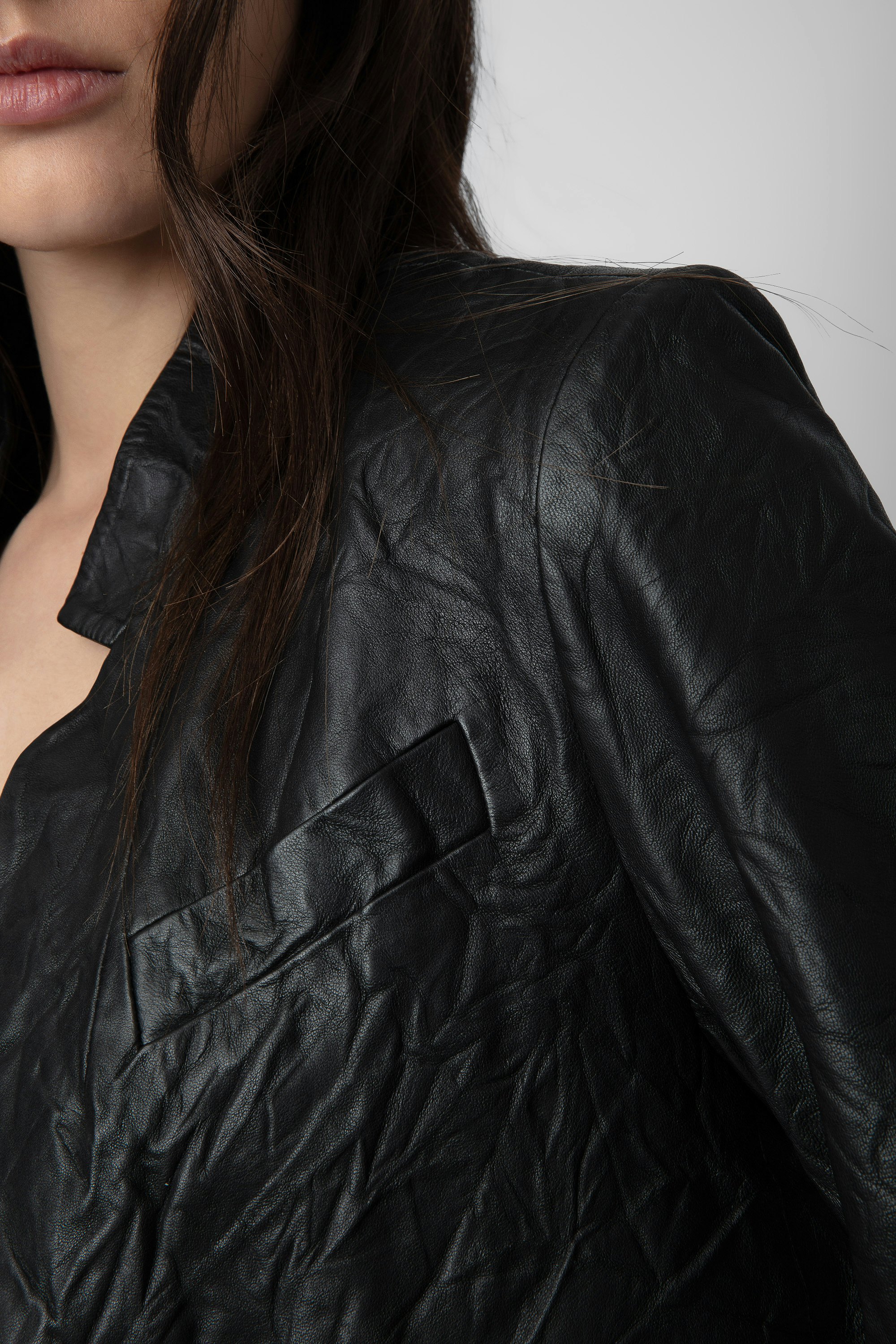 Blazer Verys Cuir Froissé