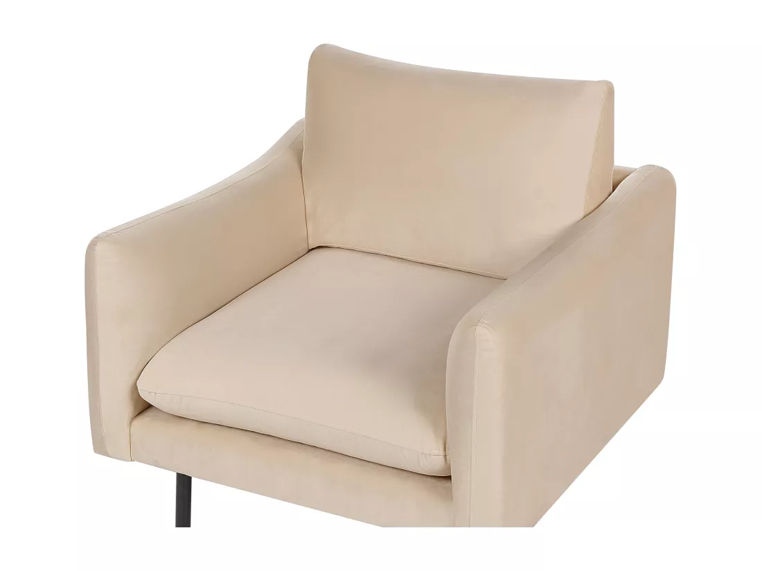 Fauteuil VINTERBRO Velours Beige