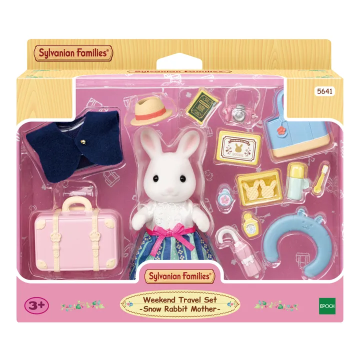 Sylvanian Families La Maman Lapin neige et sa valise