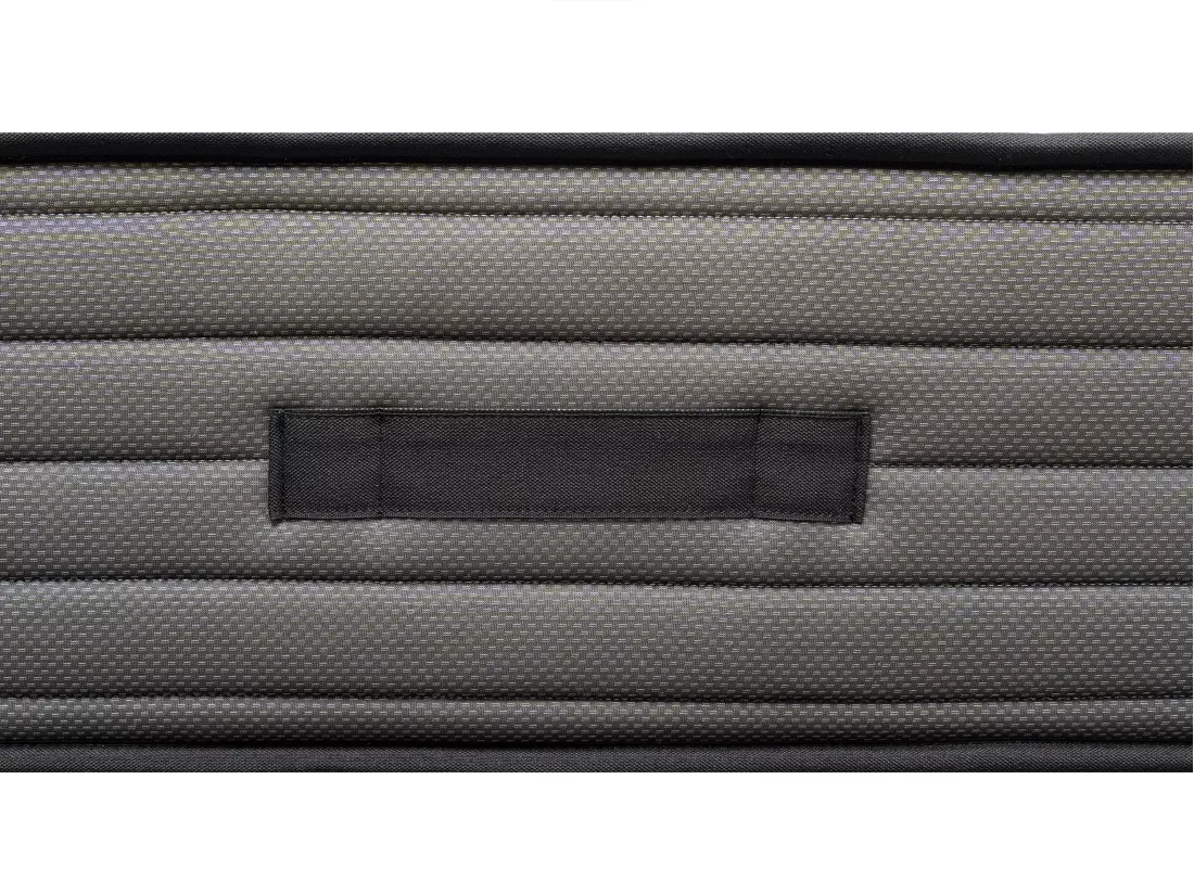 Ensemble 140 x 190 cm sommier tapissier + matelas mousse et coutil bambou ép.25cm - BERENDI de NATUREA