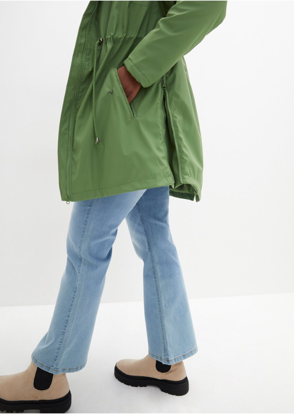 Veste imperméable de grossesse/de portage, doublée
