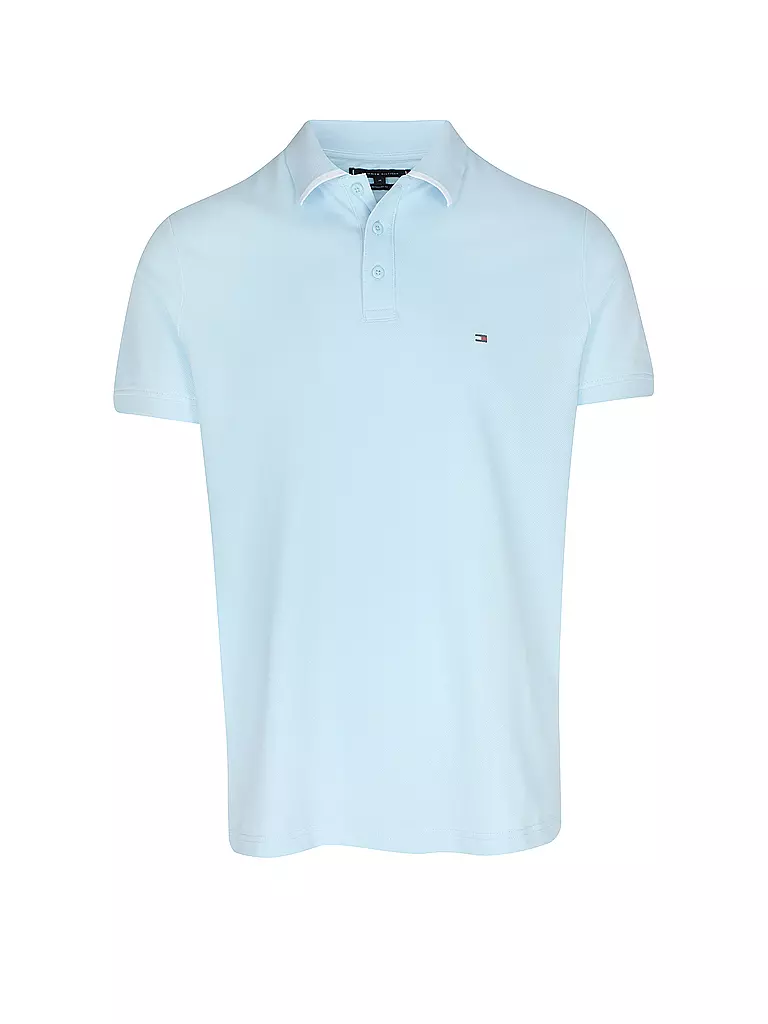 TOMMY HILFIGER Poloshirt Regular Fit hellblau