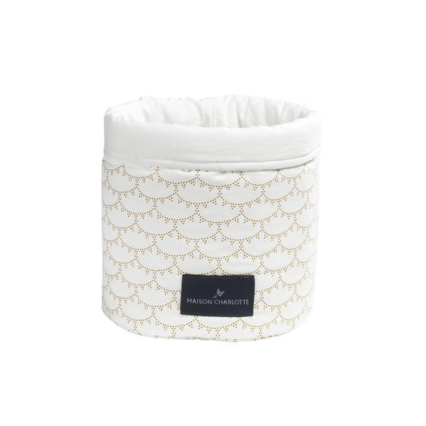 Corbeille Rivoli 24x20 cm Mordoré - MAISON CHARLOTTE