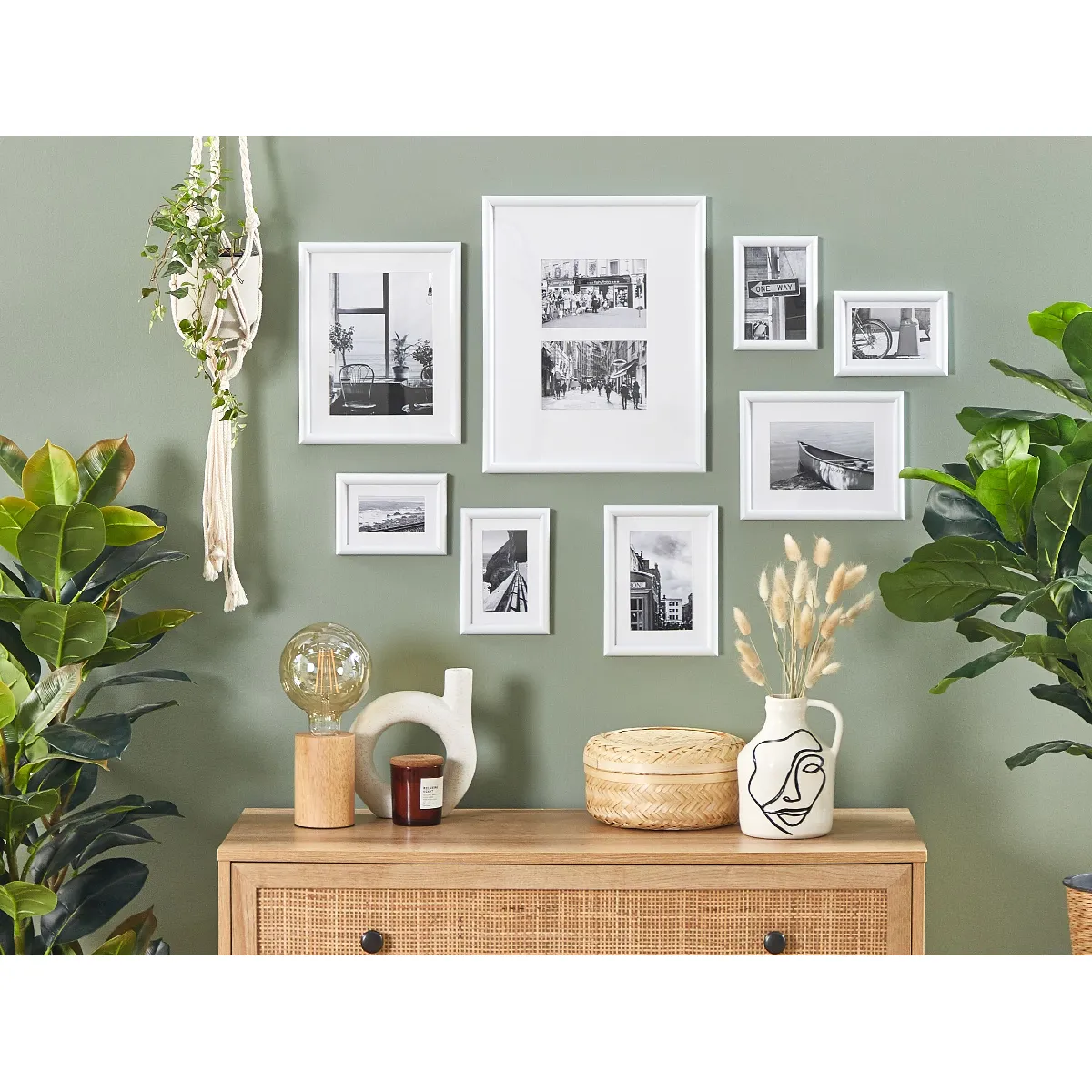 BELIANI Cadre photo GARANGO - Blanc Urbain Maritime