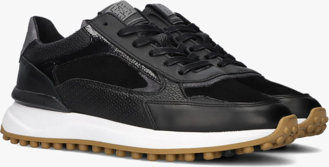 FLORIS VAN BOMMEL zwarte floris van bommel lage sneakers sfw-10099