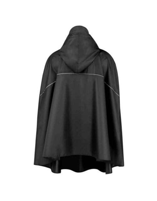 Björnson Regenponcho Haps - Vrijetijdskleding - Zwart Unisex One Size