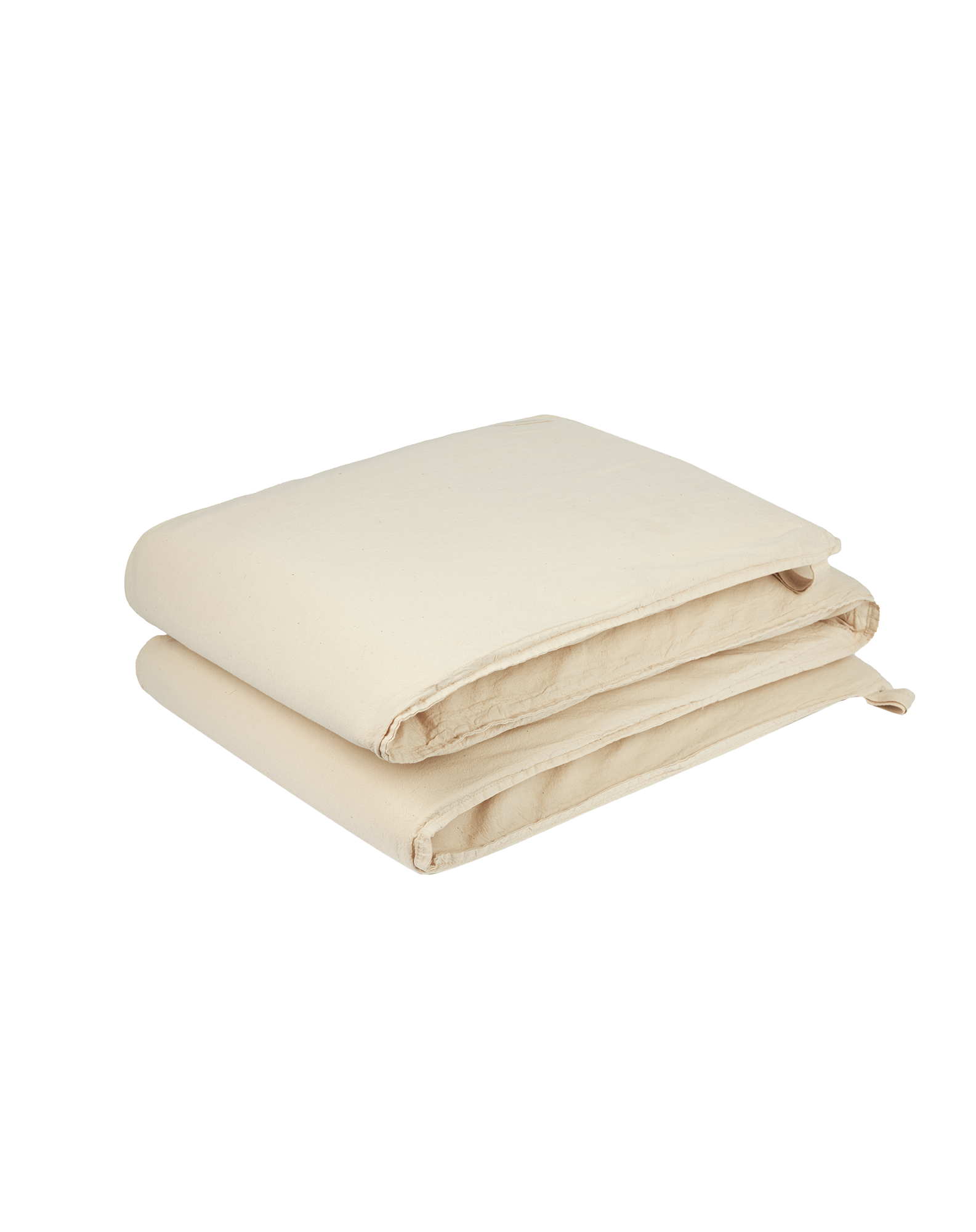 Tour de lit déhoussable wabi-sabi en coton lavé | Blanc