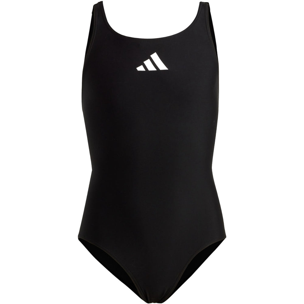 Køb adidas Originals Black/White 3 Bars Sol St Y Badedragt
