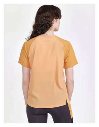 Maillot manches courtes Femme Craft Pro Trail Orange Sable