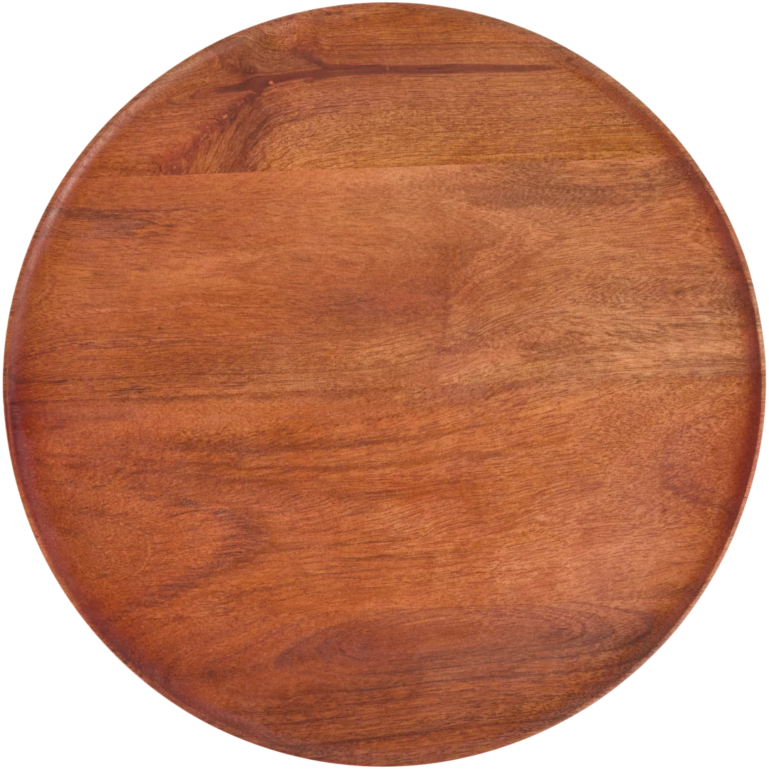 Mangohouten onderbord Ø 37 cm