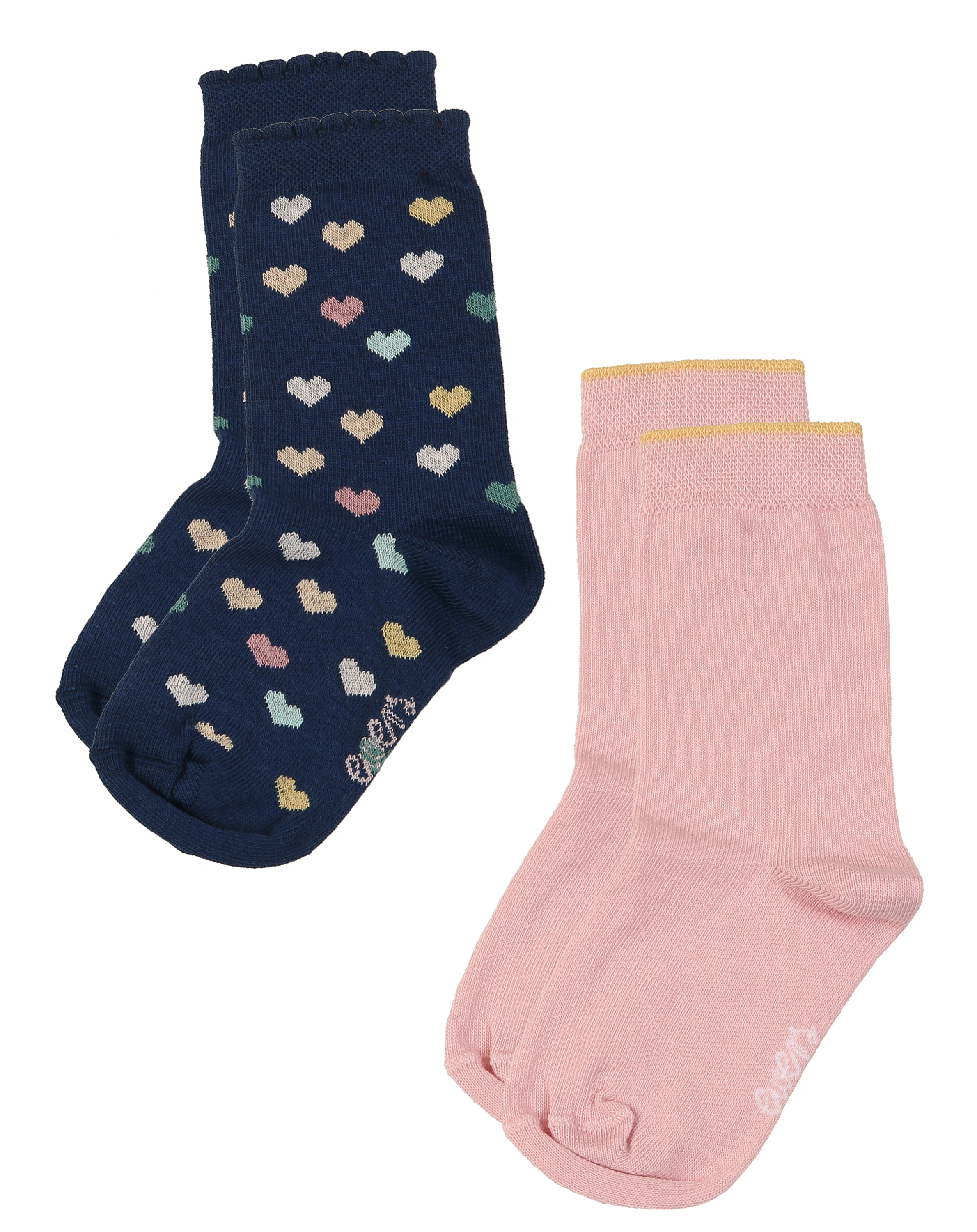 Socken HERZEN & SCHMETTERLINGE 6er-Pack in bunt