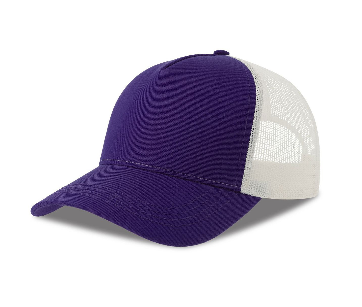 ATLANTIS HEADWEAR AT228 - Casquette 5 pans style trucker en coton