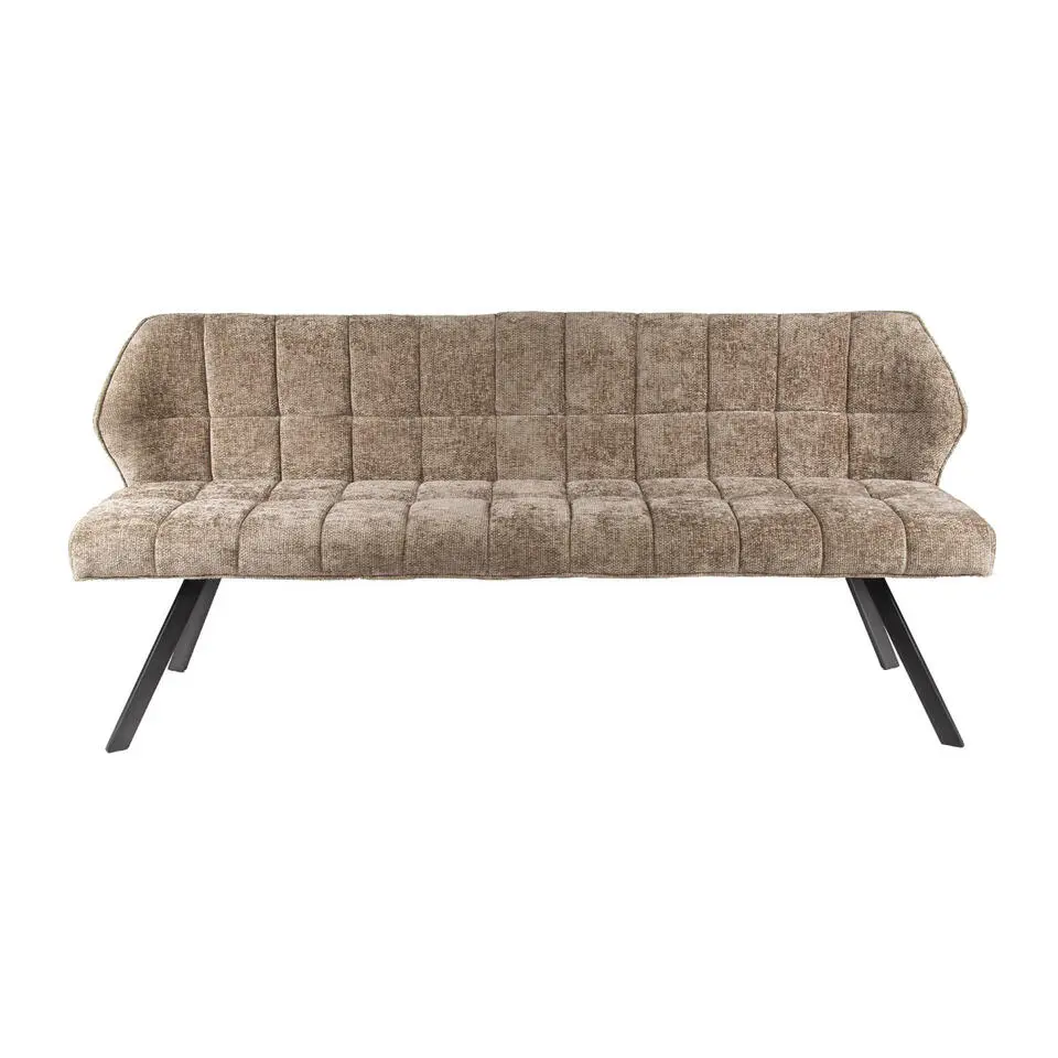 Fraaai - Ramon eetkamerbank 180 cm geweven - champagne