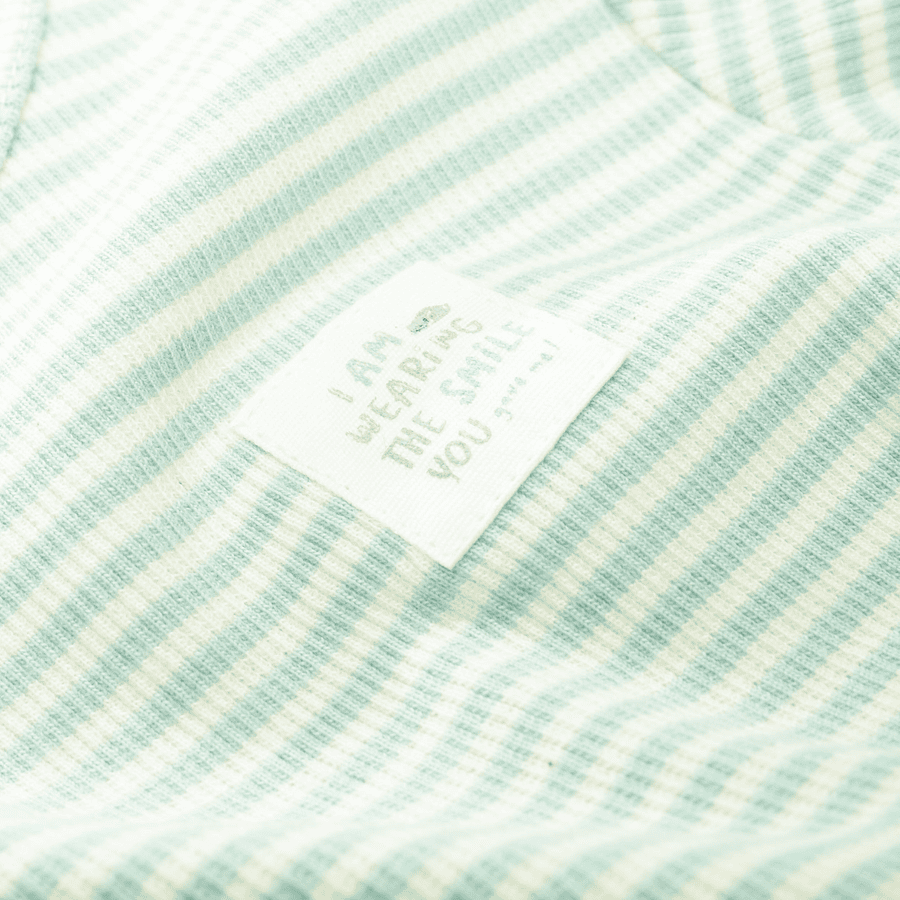 STACCATO Shirt soft green gestreift