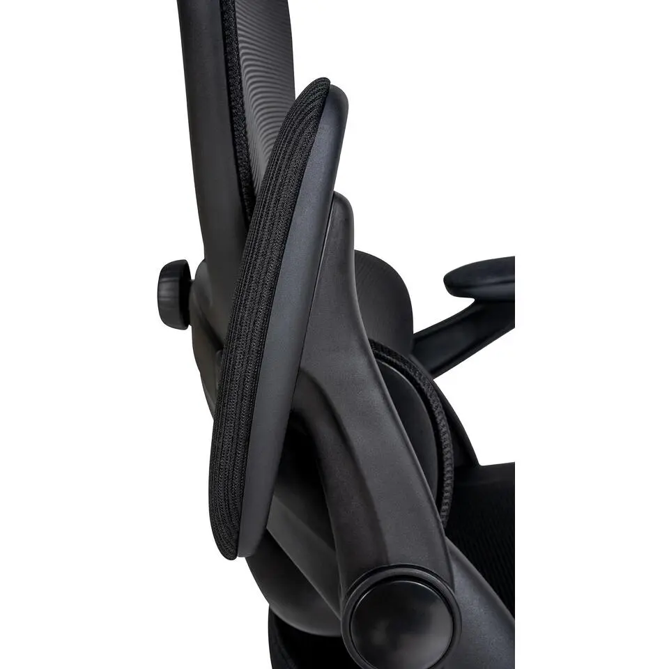 CLP Bureaustoel Garston zwart Frame - Microfiber - zwart