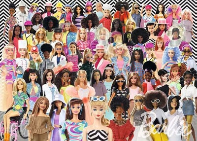 Ravensburger Barbie Challenge Puslespill 1000 Brikker