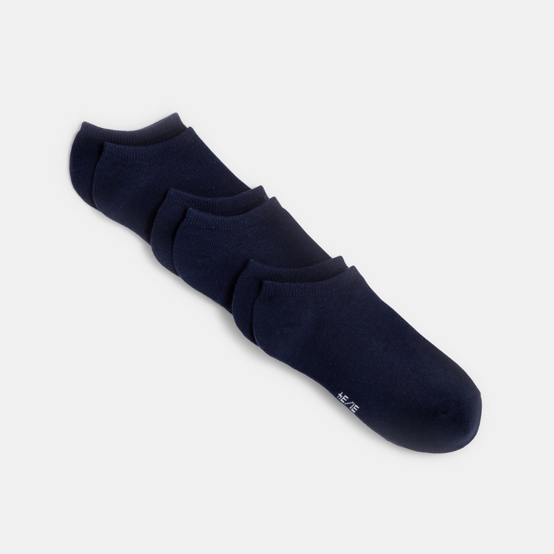 Socquettes (lot de 3) bleu garçon