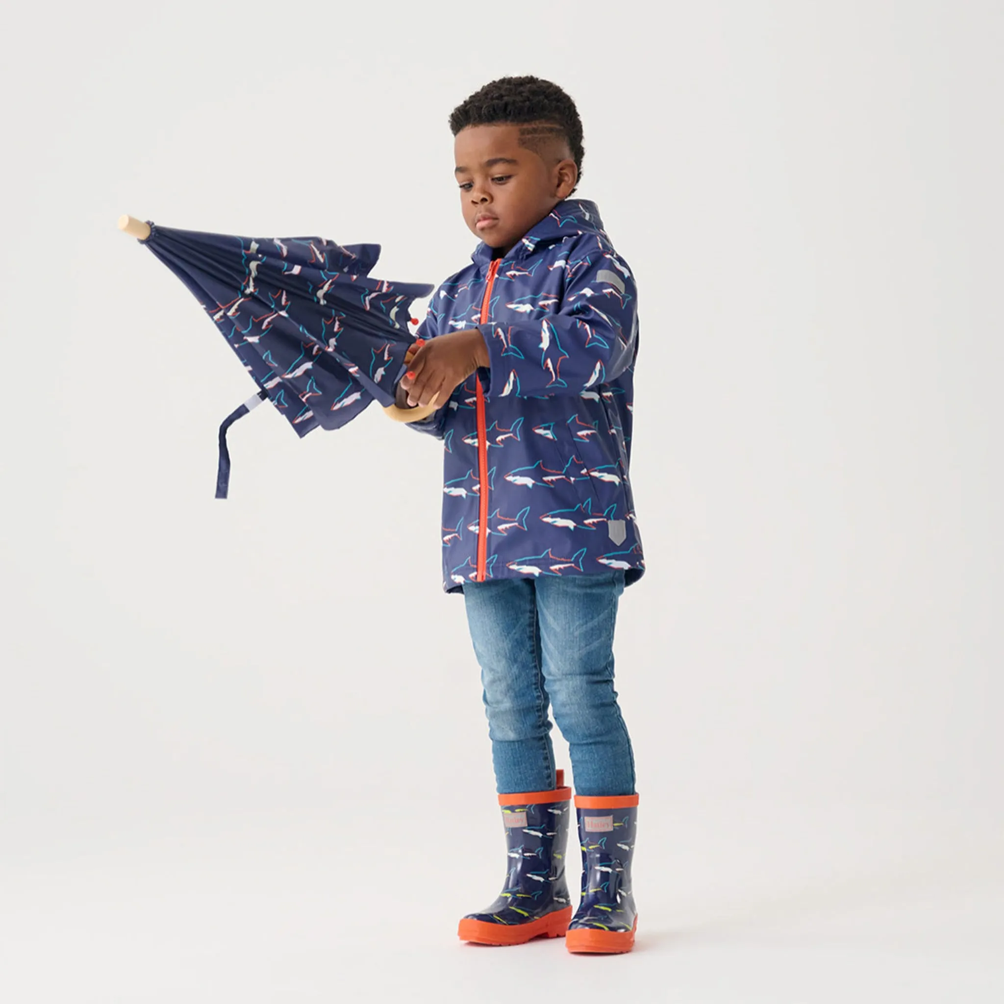 Hatley Impermeable Zip Requins 3-8ans
