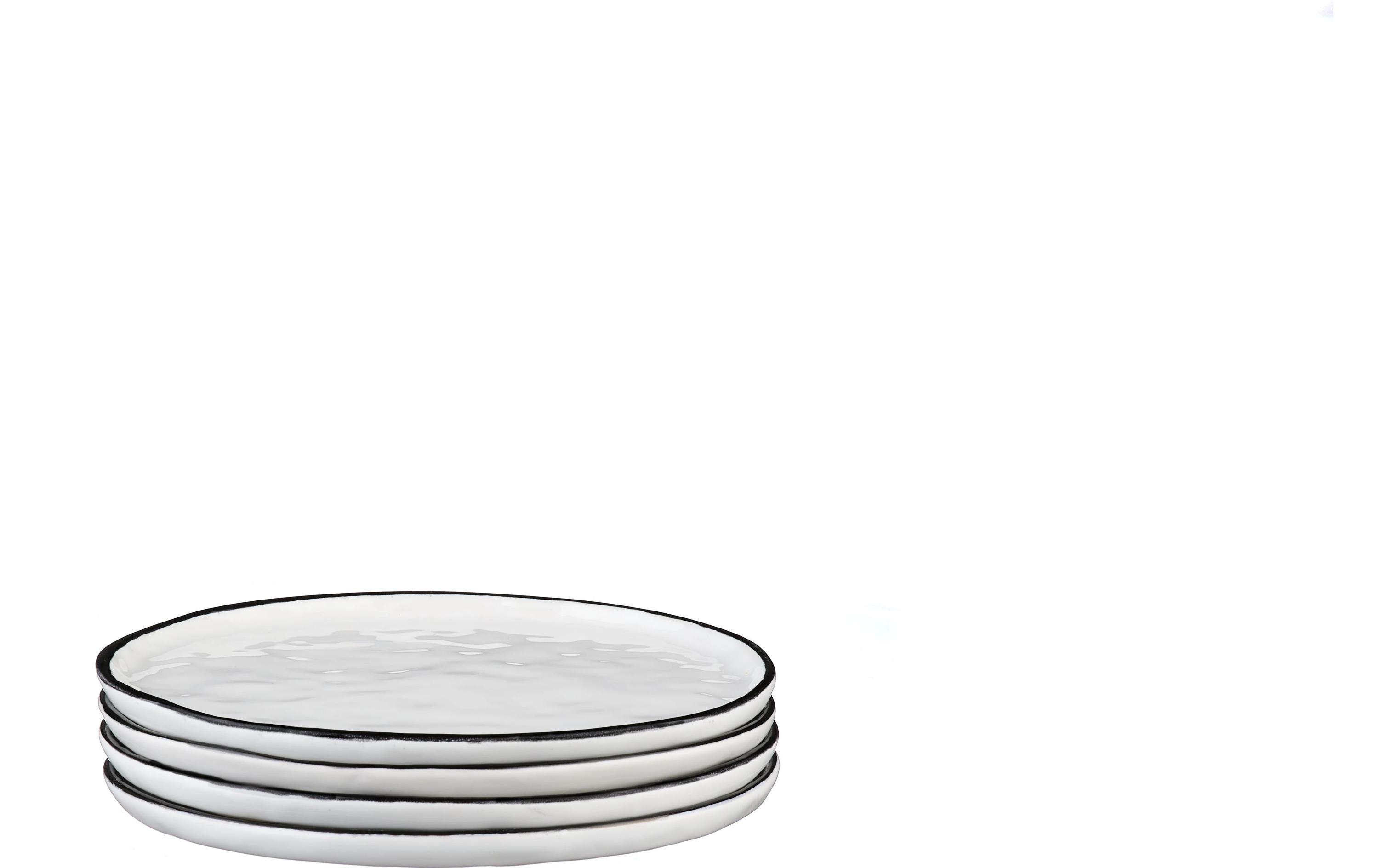 Teller-Set Pure Ø 16.5 cm, 4 Stück, SchneeweissVorspeisen- und kleine Servierteller