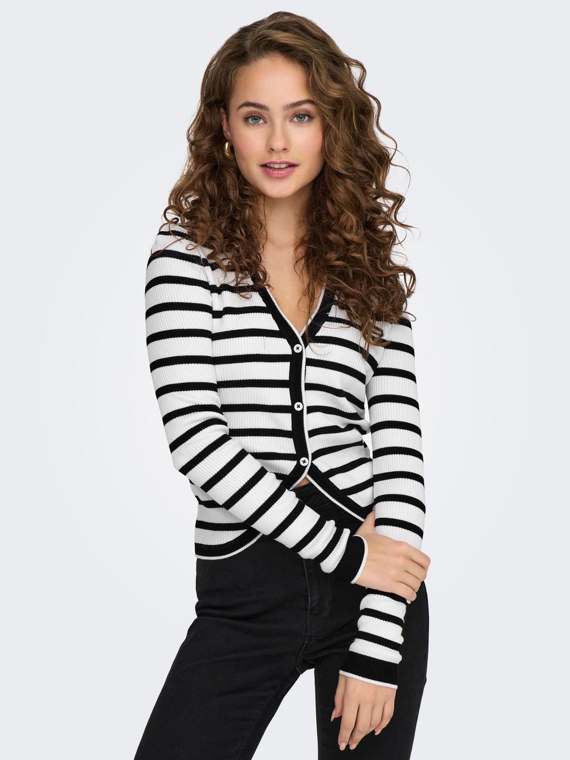 ONLMEDDI Strickjacke Cloud Dancer