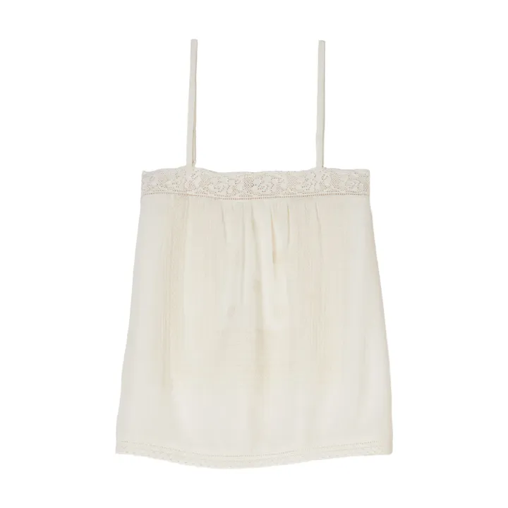 M.A.B.E. Top Bretelles Reba | Blanc