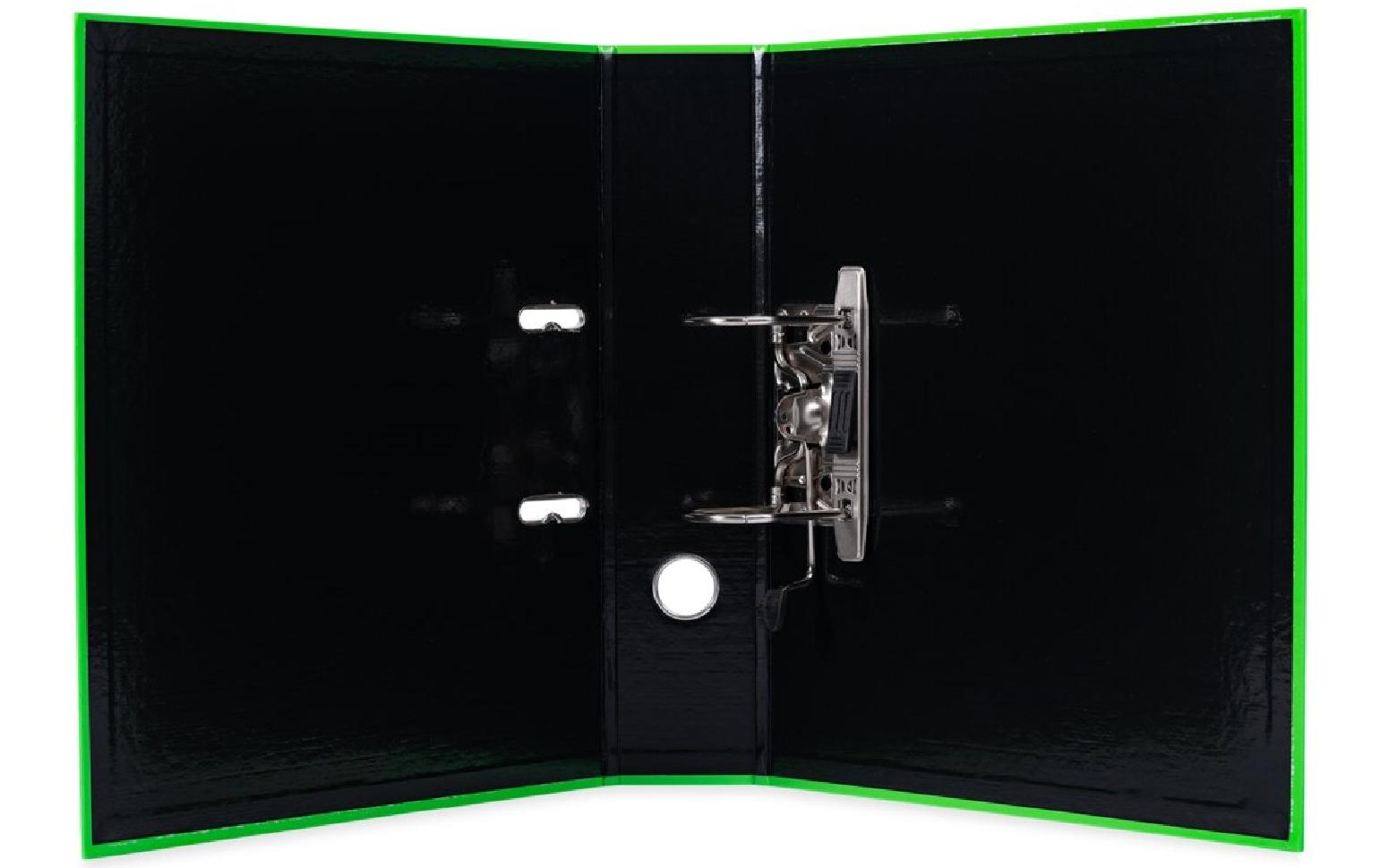 Ordner A4 7 cm, NeongrünOrdner im A4 Format mit Hebelmechanik und Griffloch