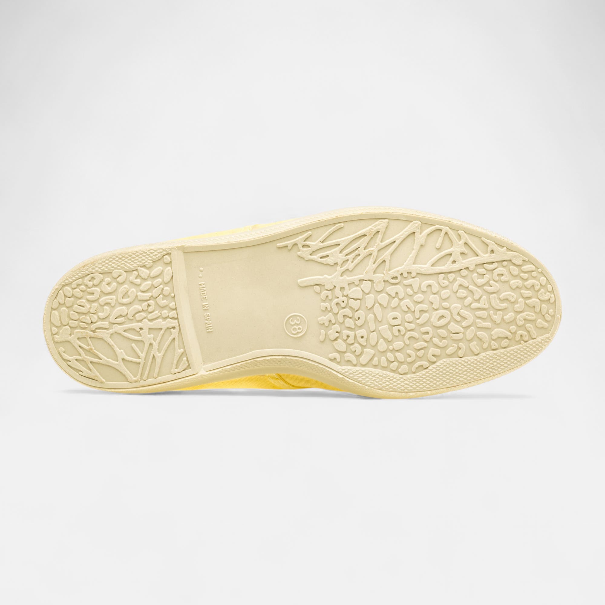 Baskets en toile Femme jaune