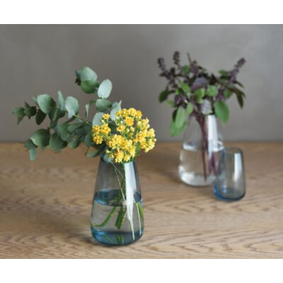 Vase Aqua, klein, Blau
