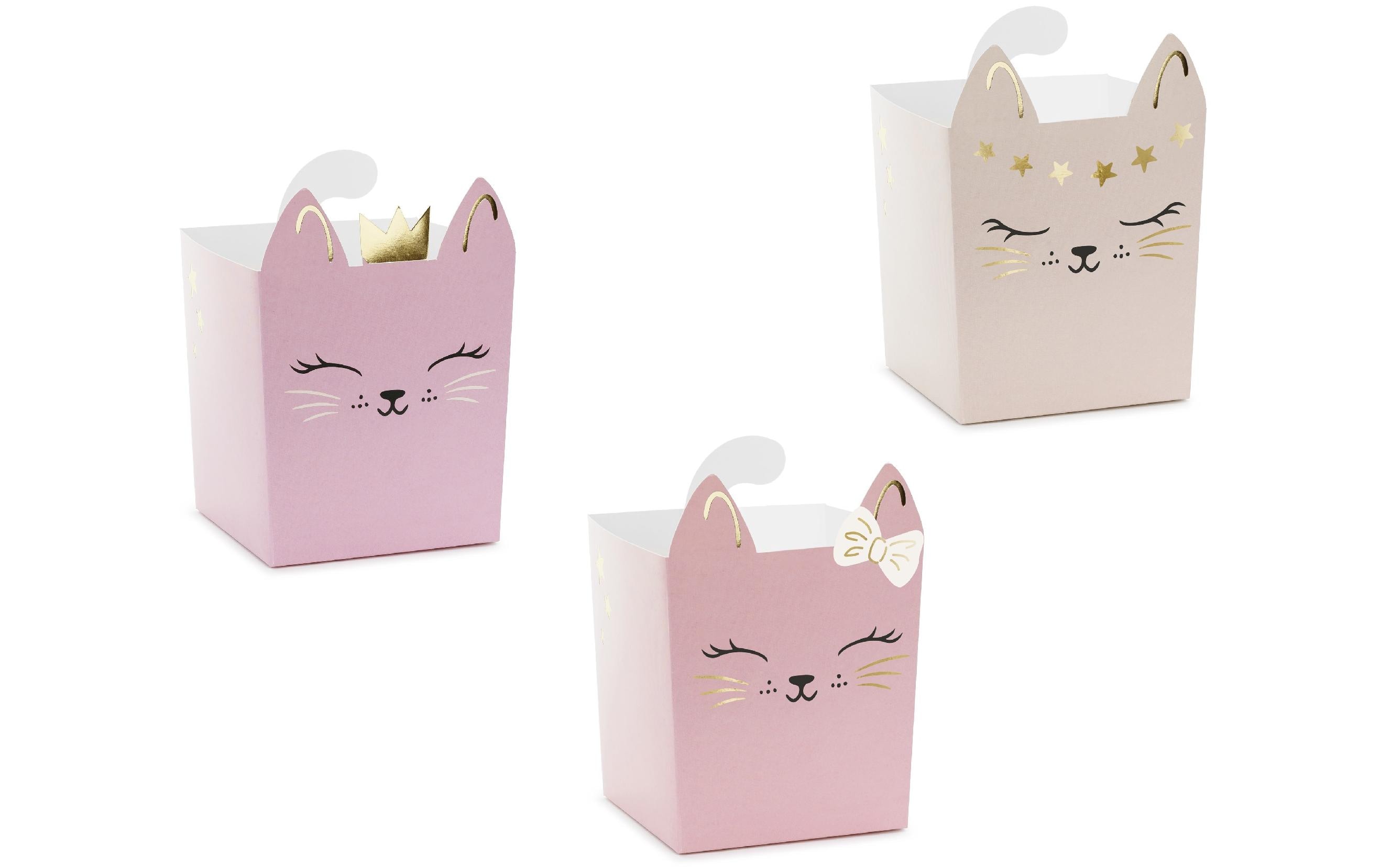 Einweg-Schale Katze 3 StückSnackboxen