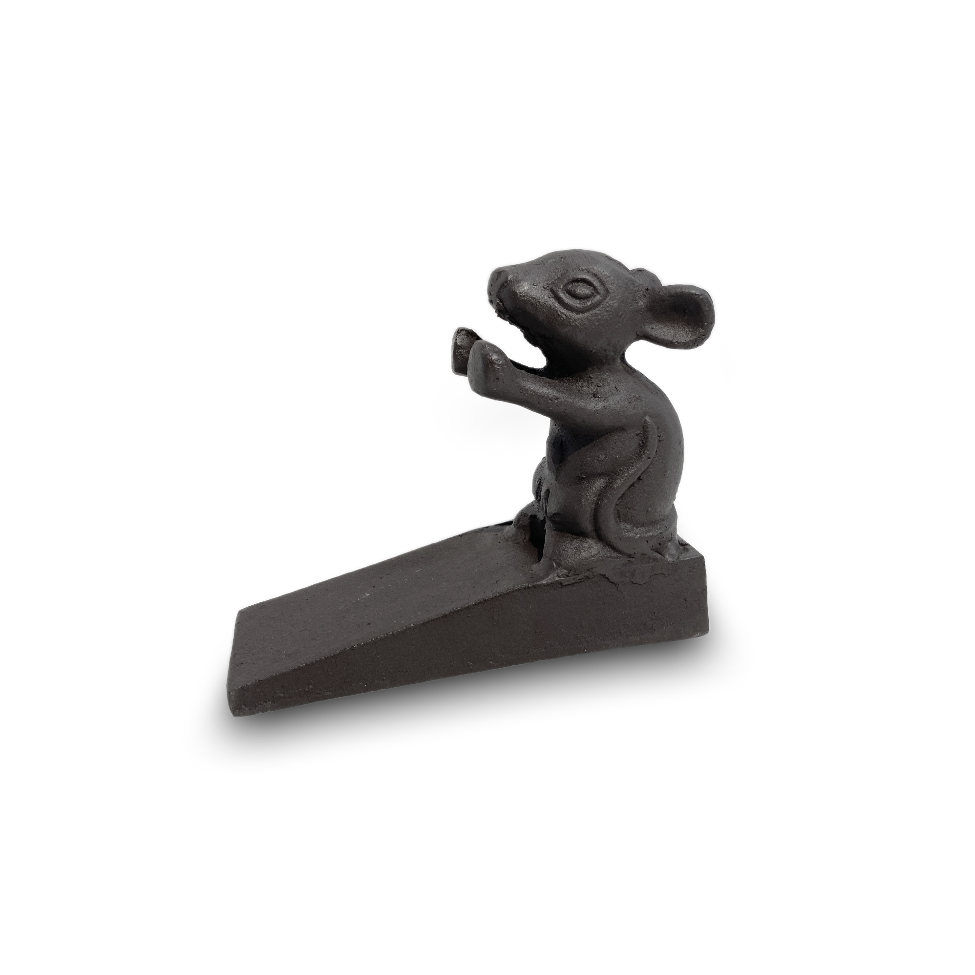 Türstopper 'Maus' aus Eisen, B 13 cm, H 11 cm, L 5 cm von fischer's lagerhaus