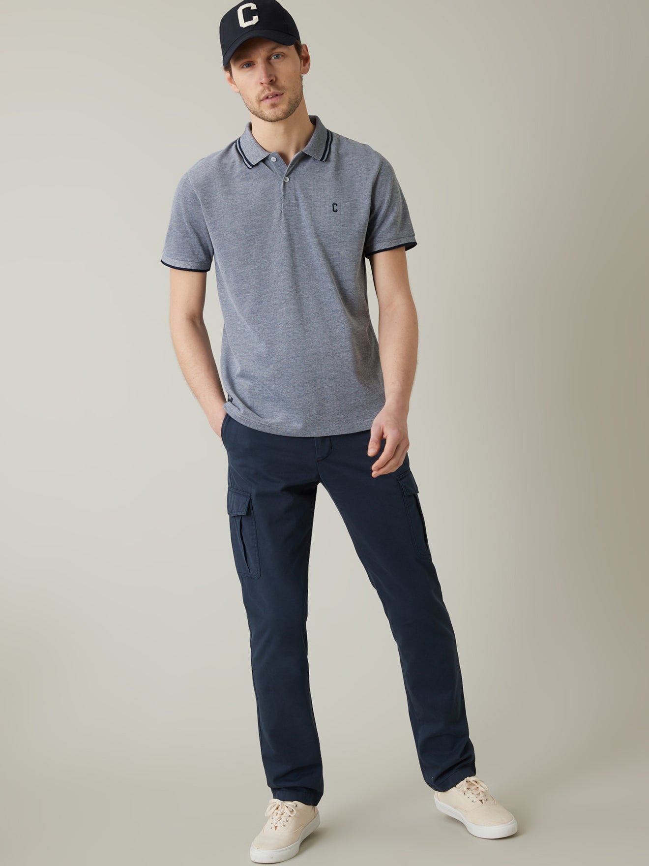 Polo maille piquée homme - coton bio