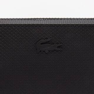 Trousse zippée Chantaco en cuir piqué uni Portefeuilles & Petite Maroquinerie - Noir - Lacoste - Homme