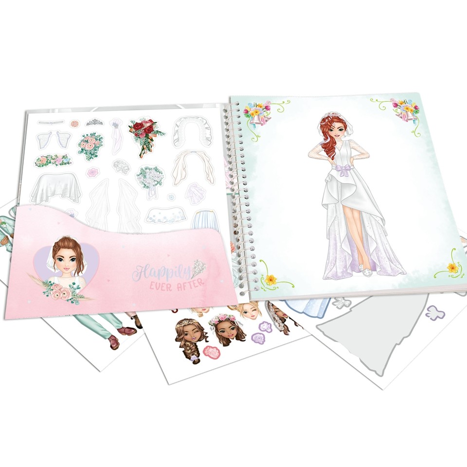Topmodel - Dress Me Up Stickerbog Wedding