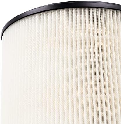 Amazon Basics   Purificateur d'air, Couvre jusqu'à 12 m², Filtres à air True HEPA et au charbon, CADR 100 m²/h, Élimine 99,97 % des allergènes (pollen, poussière, fumée), Prise européenne, Blanc : Cuisine et Maison