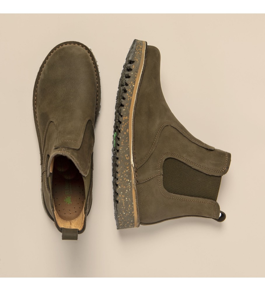 Botas de couro marrom The Naturalist Felsen N5632