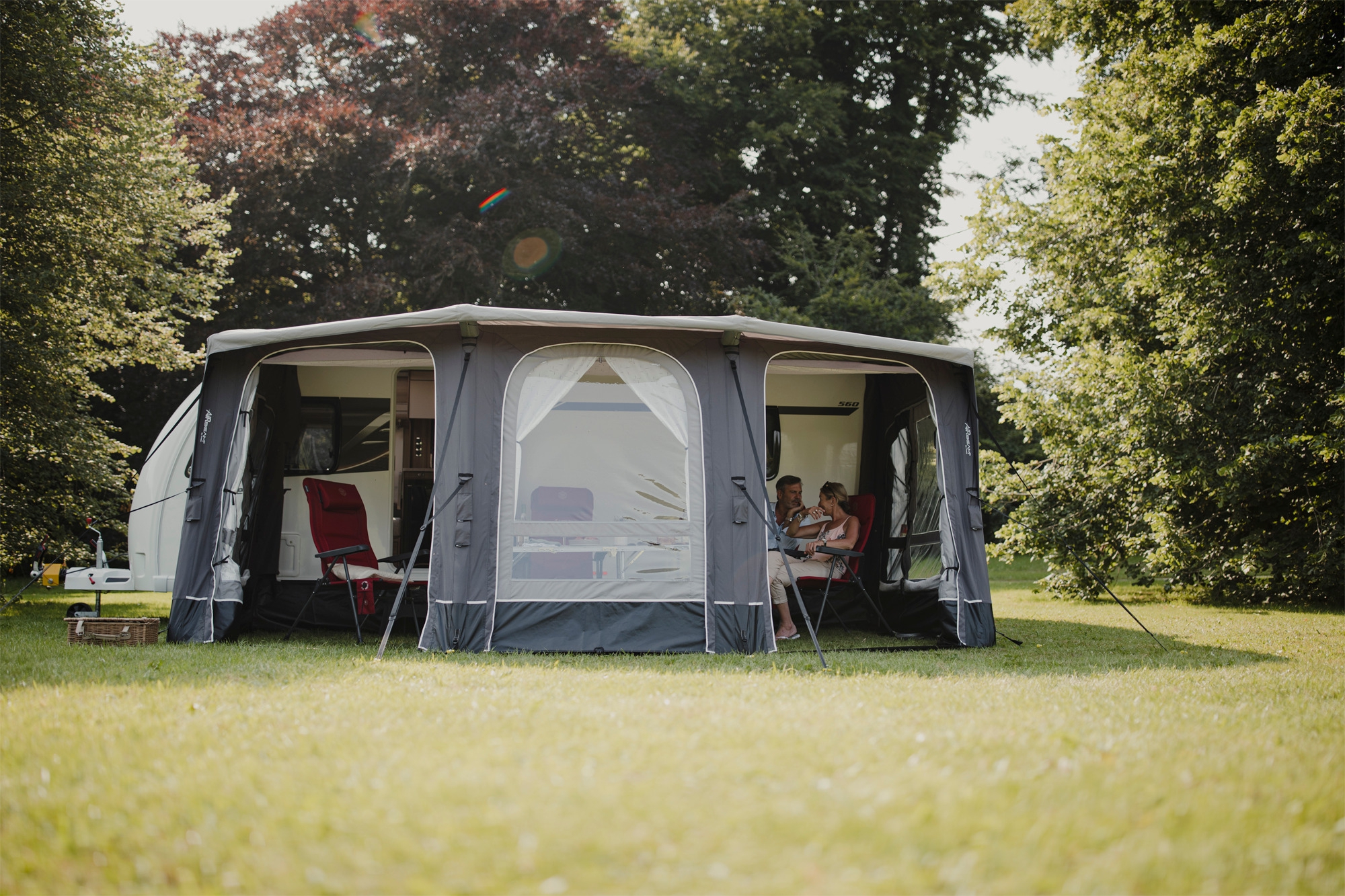 Vango aufblasbares Vorzelt für Wohnwagen Tuscany Air 500 Elements ProShield