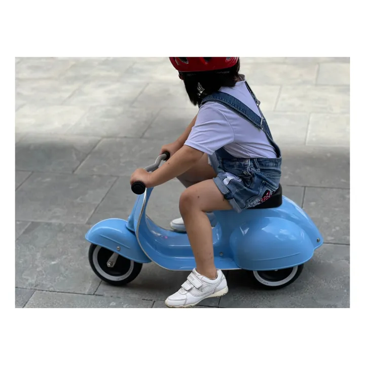 Ambosstoys Porteur Scooter en métal | Bleu Clair