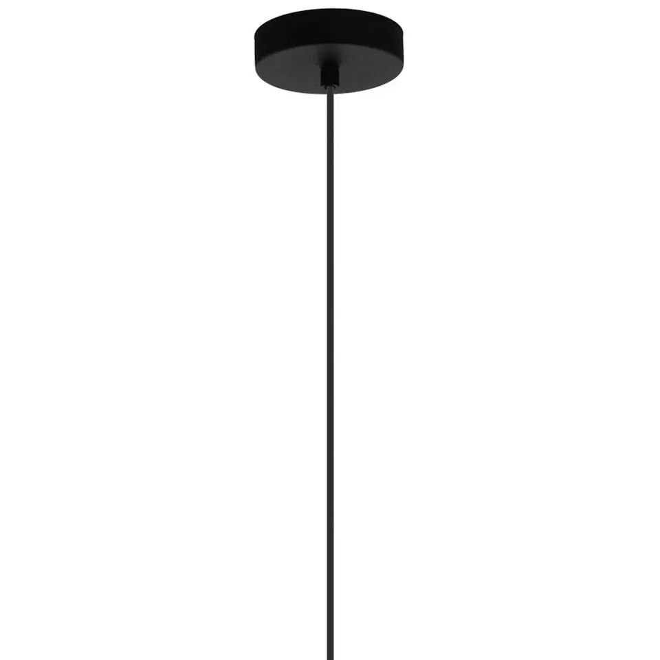 EGLORodingHanglamp-E27-Ø18cm-Zwart/Bruin