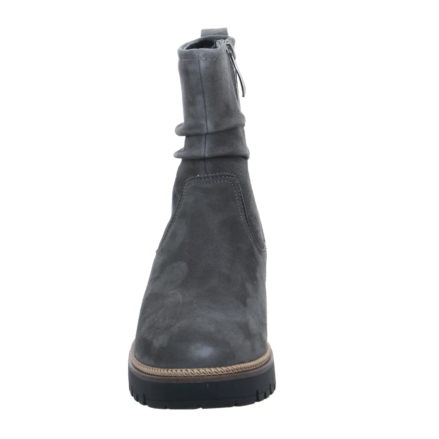 TAMARIS Boot Grau Leder