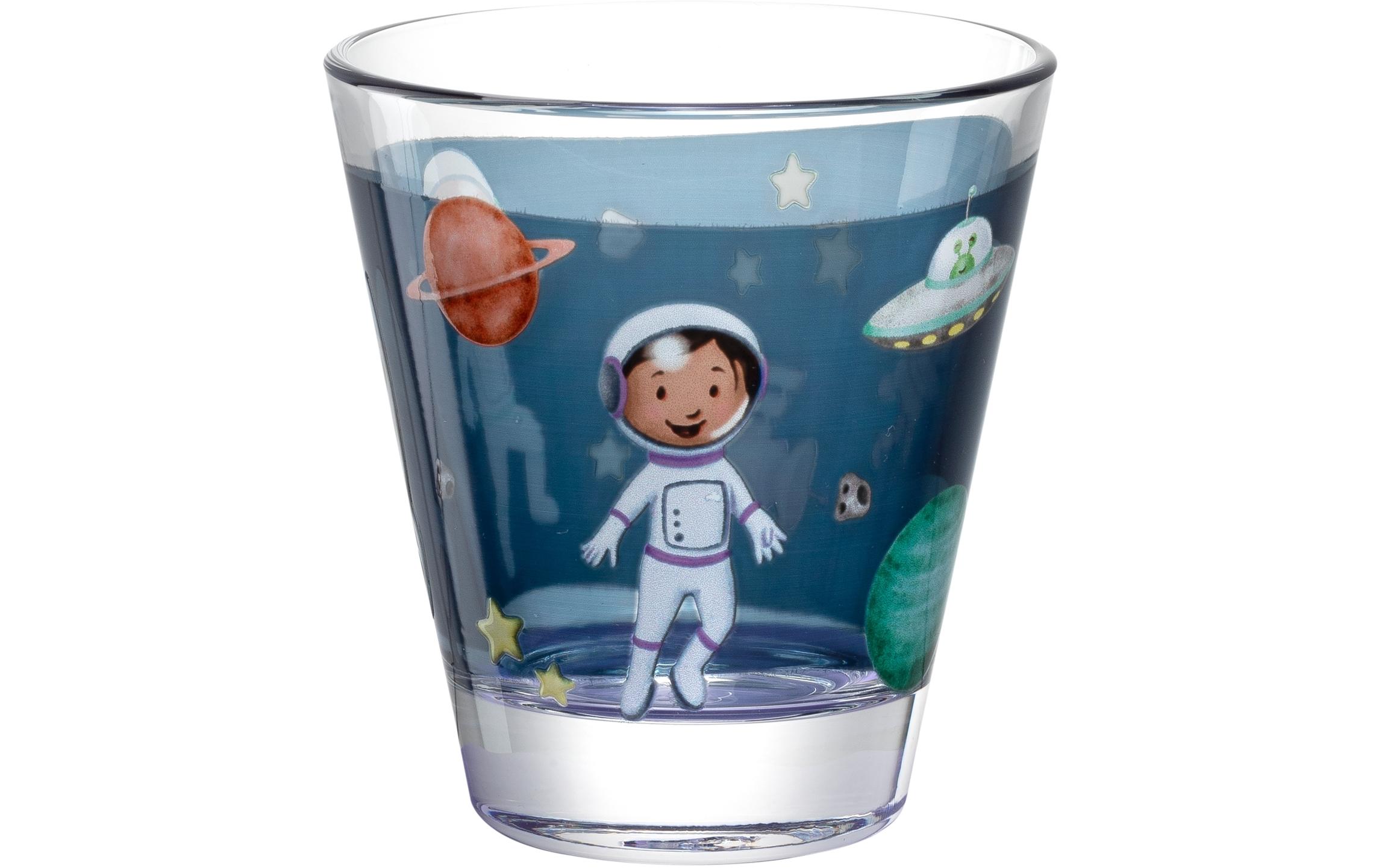 Kindertrinkglas Avventura 215 ml, 6 Stück, WeltallTrinkglas für Kinder