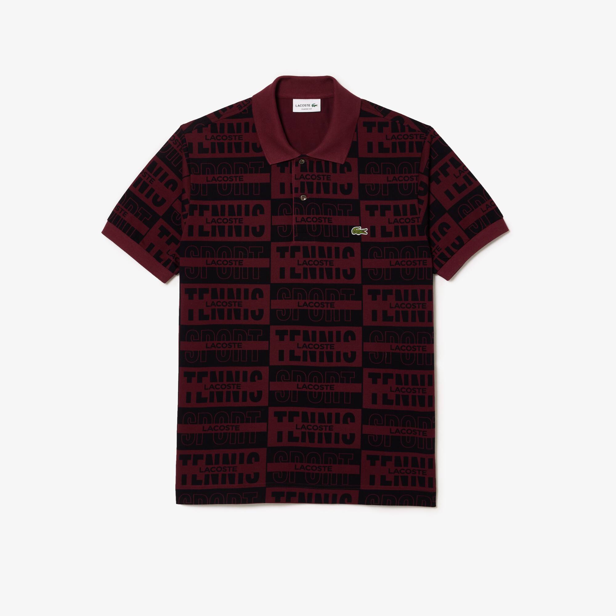 Originales L. 12.12 Poloshirt mit zweifarbigem Aufnäher Kurze Ärmel - Rot - Lacoste - Herren