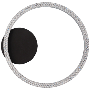 Brilliant plafondlamp Aurelia 11W 1210lumen zwart