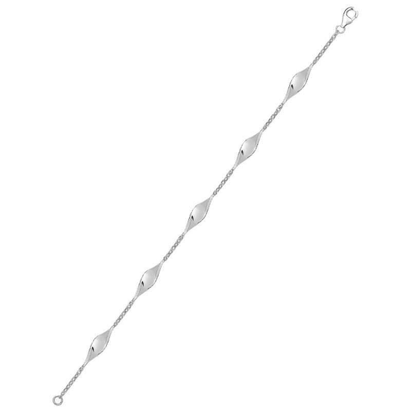Bracelet Femme - Argent 925 - Longueur : 18 cm