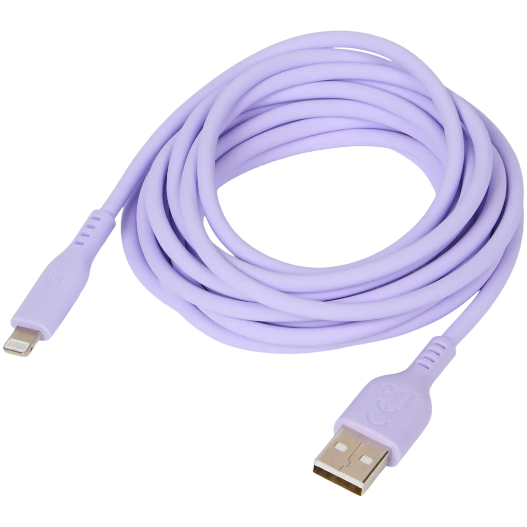 Câble de charge et de données en silicone Sologic 8 broches